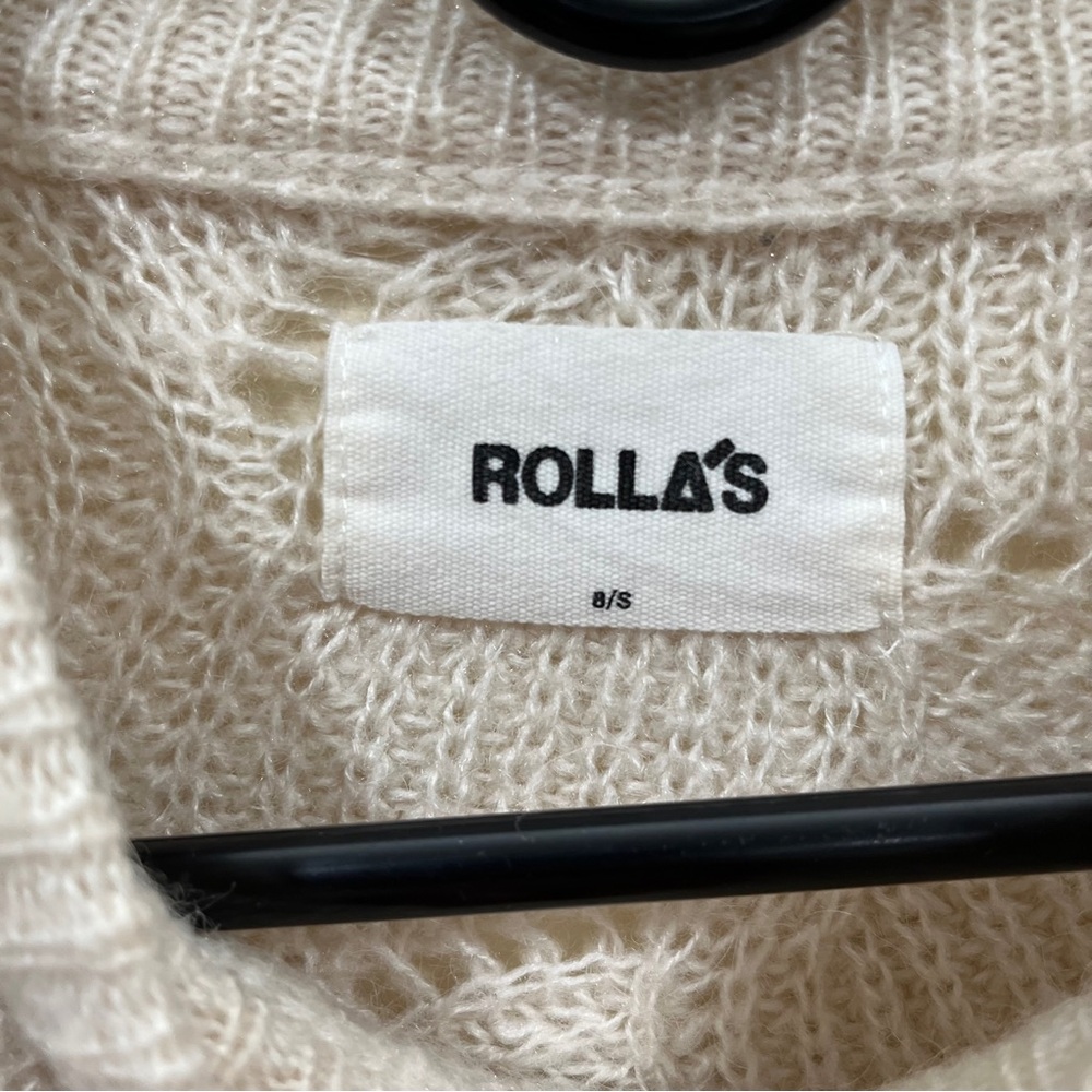 Rolla's Laura Sweater Vanilla size 8/ small EUC - Picture 8 of 10